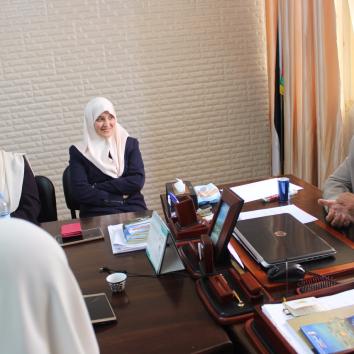 زيارة الحركة النسائية لإعلام الأسرى تكريما لنجاح موجة مليون سنة أسر