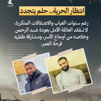 عبد الرحمن خدرج.. مسلسل اعتقالاتٍ دوّارة وآلام غيابٍ متواصل