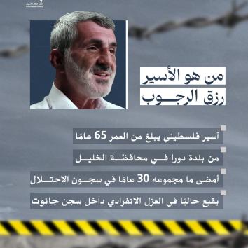 الشيخ رزق الرجوب.. ذاكرة تبهت تحت ثقل العزل والمرض