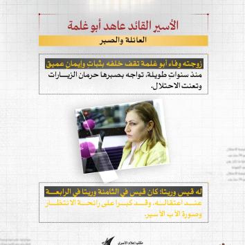 الأسير القائد عاهد أبو غلمة.. صمود الوعي في وجه القيد والقمع