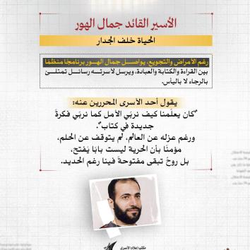 الأسير القائد جمال الهور.. سجين الأمل الدائم في عتمة المؤبد