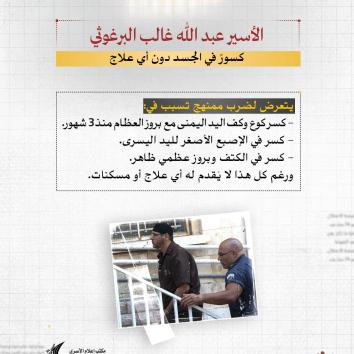 عبد الله البرغوثي.. جسدٌ يُعذَّب وإرادة لا تنكسر رغم الإعدام البطيء