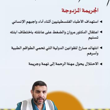 الدكتور مروان الهمص وابنته تسنيم : صوت المرضى في غزة مكبل بالصمت