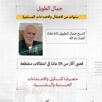 الأسير الشيخ جمال الطويل.. سنوات من الاعتقال والاعتداءات المستمرة