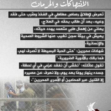 الأسير عزمي أبو هليل.. 10 أشهر في الأسر حولته إلى جسد نحيل بوزن 38 كغم