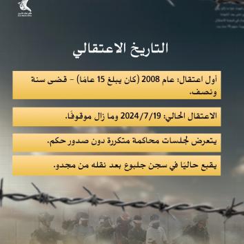 الأسير بسام شحرور.. اعتقال يورثه القمع والإهمال الصحي