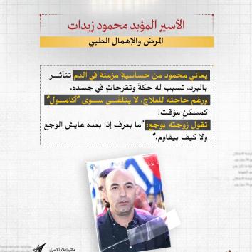 الأسير المؤبد محمود زيدات.. صبر الزوجة وثبات العمر الطويل