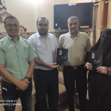 زيارة عائلة الأسير خالد السيلاوي من قطاع غزة