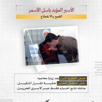 الأسير المؤبد باسل الأسمر.. قمع وتجويع بلا نهاية